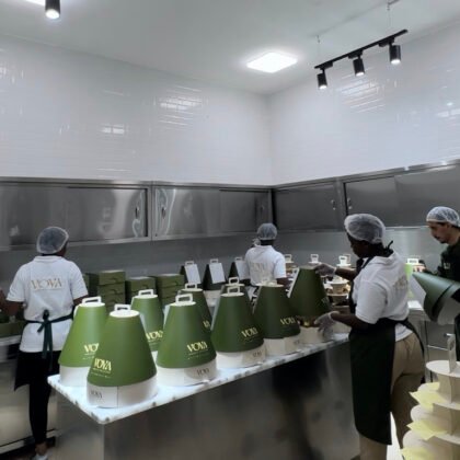 A modern cloud kitchen setup ready for high-volume food delivery