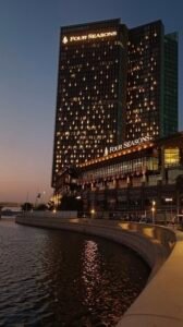Front view of The Four Season Abu Dhabi 