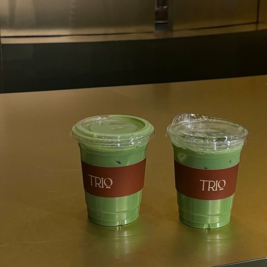 Trio Café matcha latte UAE