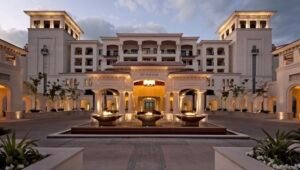 Front view of St. Regis Saadiyat Abu Dhabi Top Star Hotel