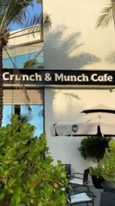 Crunch & Munch cafe near Sheikha Fatima Park